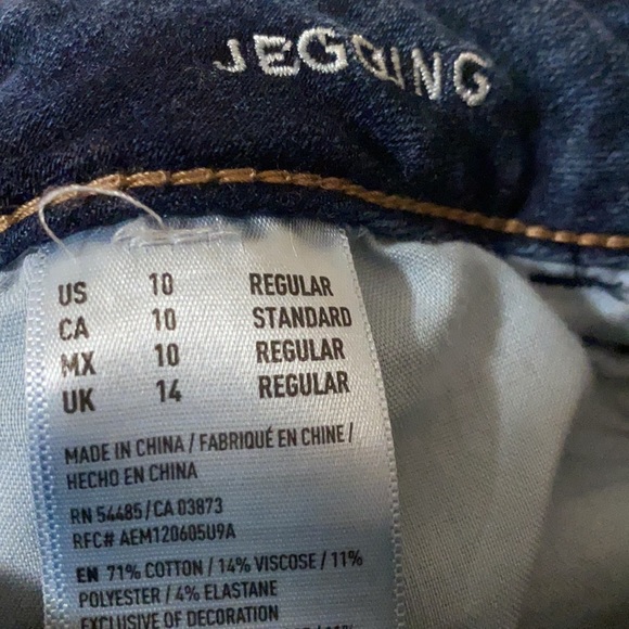 American Eagle 360 super stretch jeans in 10 - Picture 7 of 8